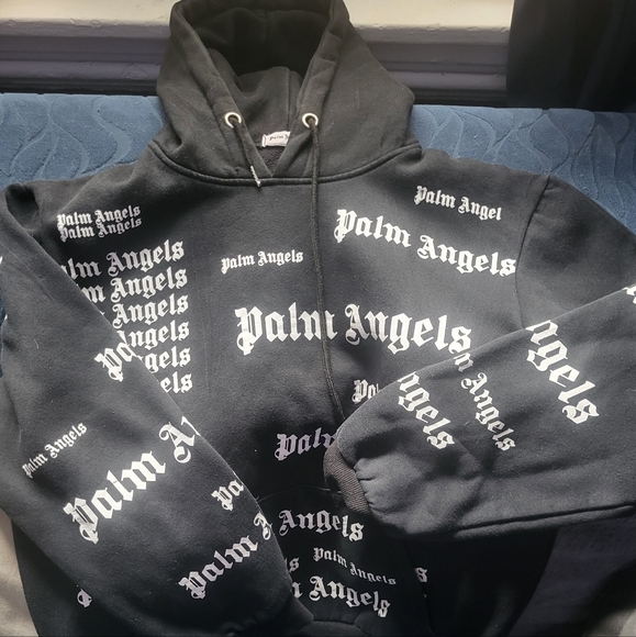 ALL OVER LOGO PRINT HOODIE - Picture 4 of 5